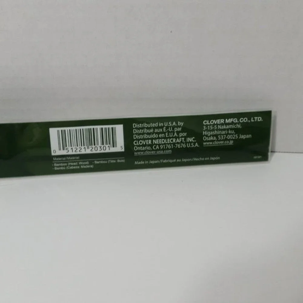 Clover Takumi Bamboo Knitting Needles US 1 13inch